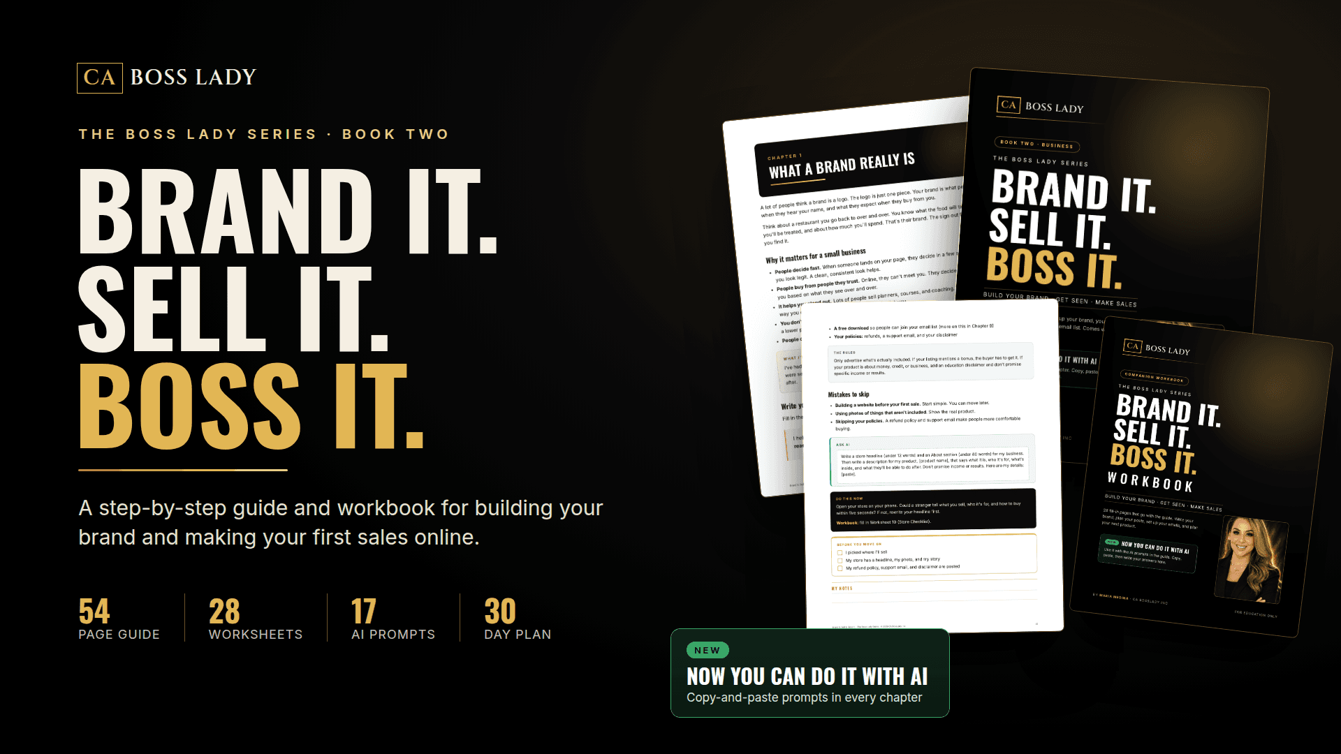Brand It. Sell It. Boss It. (Guide + Workbook)