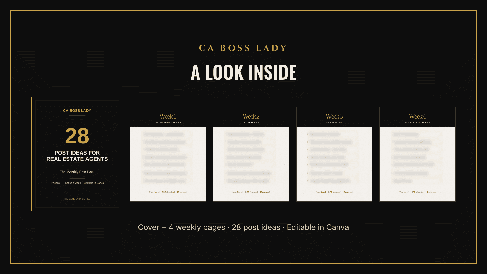 Monthly Post Pack for Agents