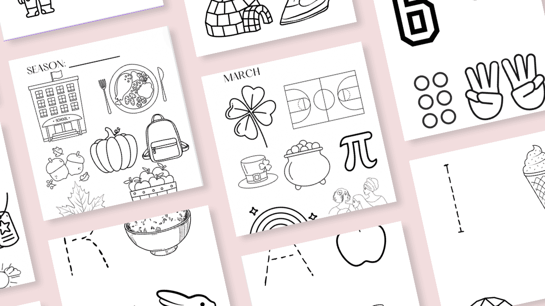 Daily Coloring Sheet Bundle