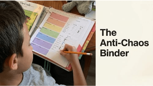 The Anti-Chaos Homeschool Binder System