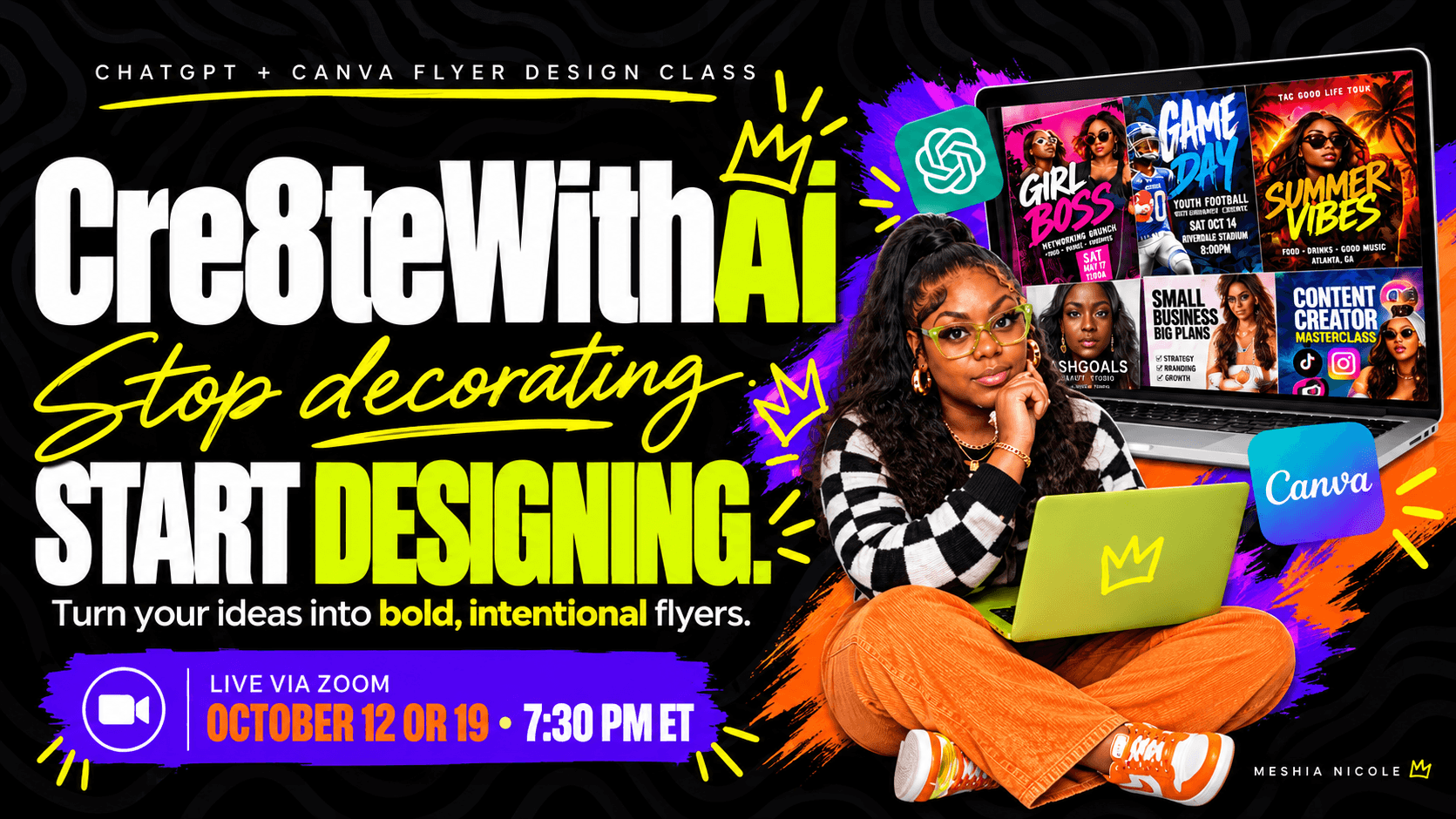 Cre8teWithAi: Flyer Class