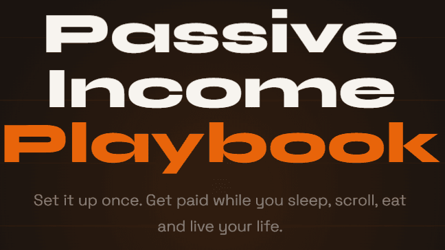Passive Income Playbook ✦ $17
