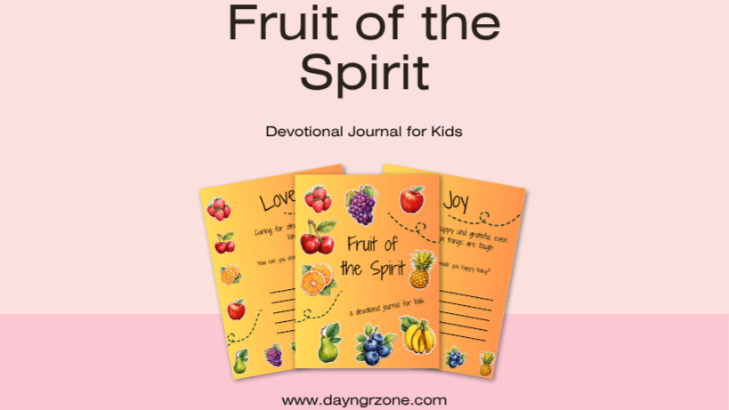 Children's Fruit of the Spirit Devotional Journal