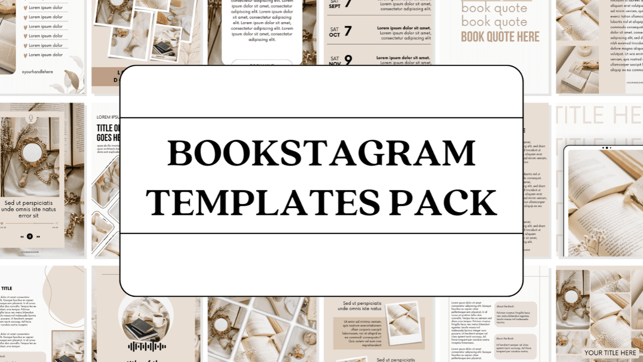100+ Bookstagram Templates
