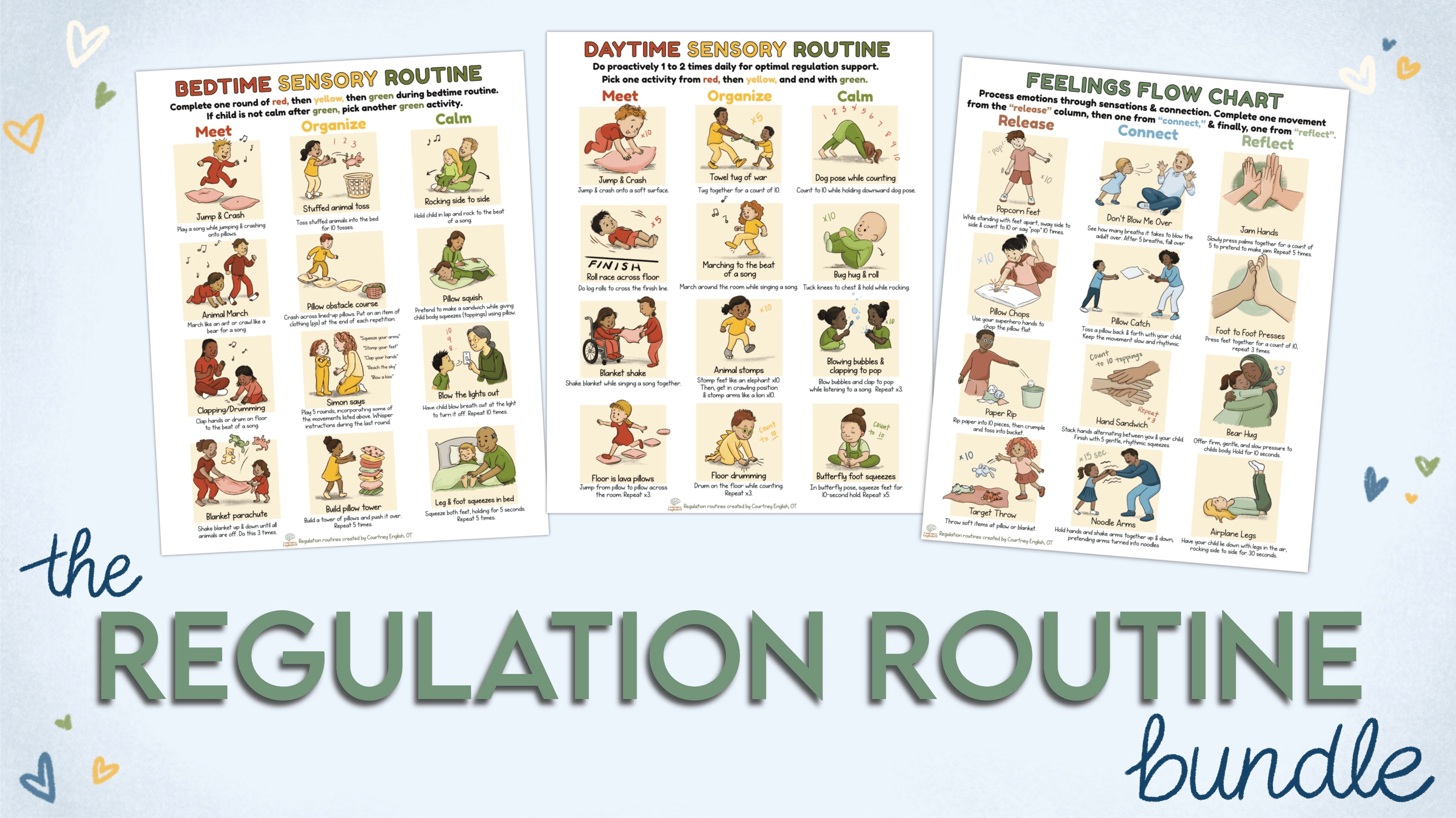The Regulation Routine Bundle™- 3 Visual Charts