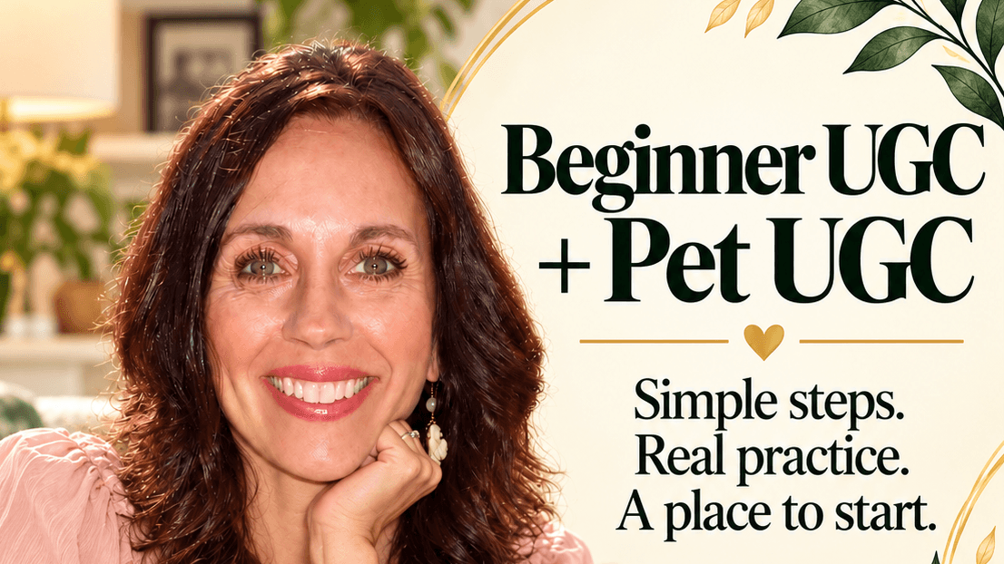 Win With Jen: Beginner UGC + Pet UGC 