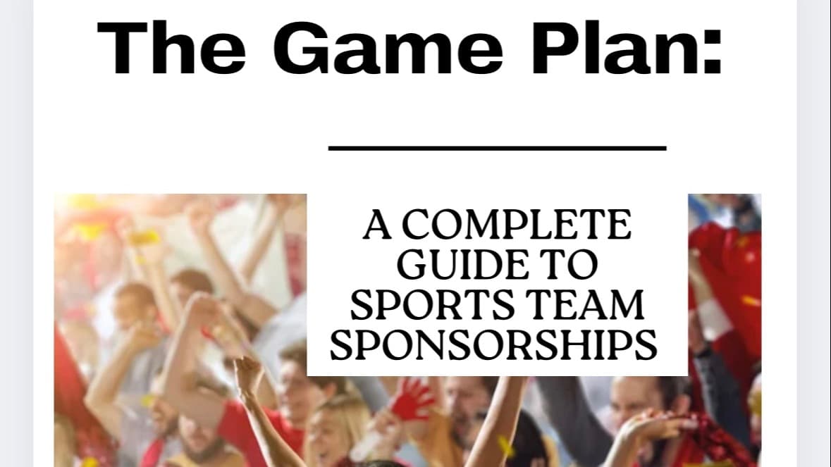 The GAMEPLAN: Complete Team Sponsorship Guide