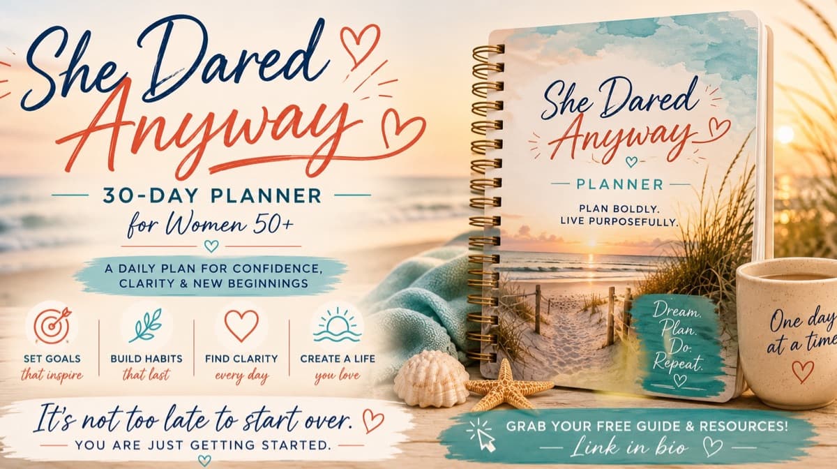 She Dared Anyway — 30-Day Confidence Planner