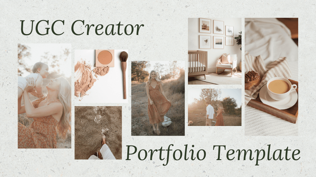 FREE UGC Portfolio Template
