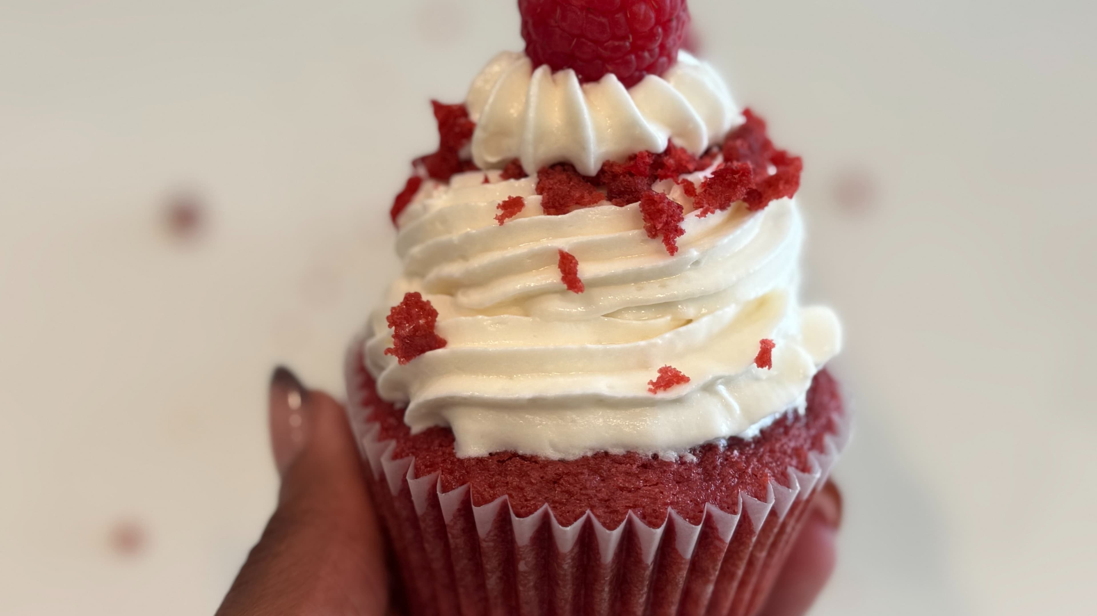 Red Velvet Raspberry Cupcake Recipe