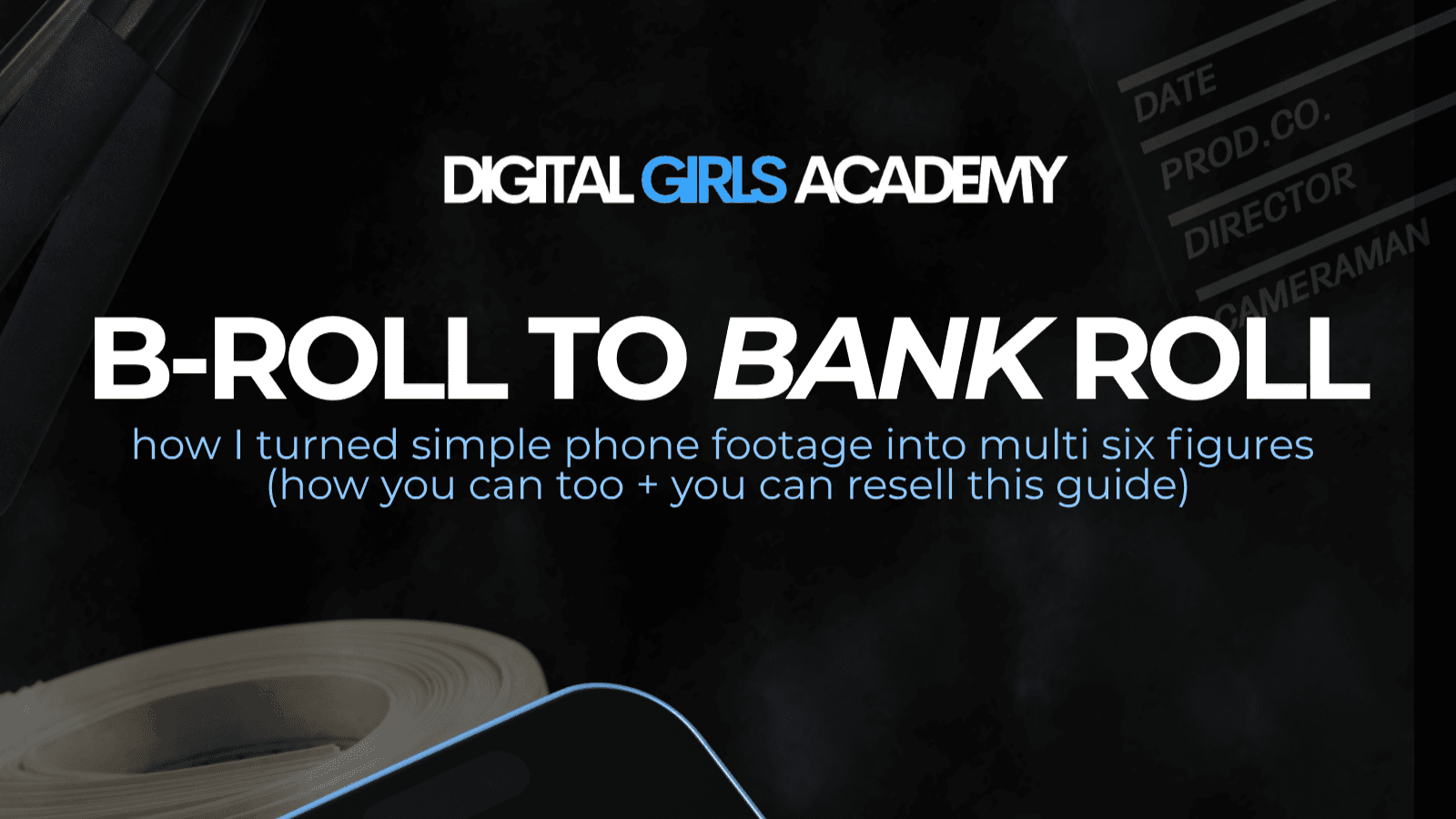 DGA B-ROLL TO BANK ROLL