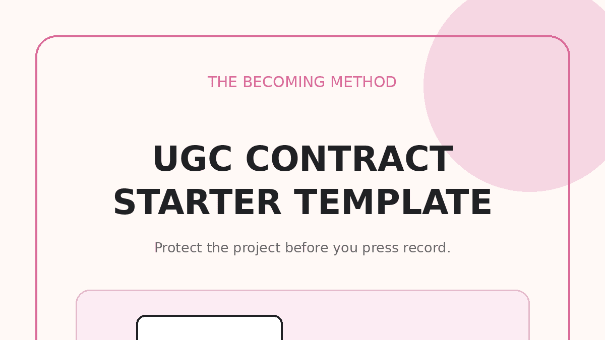 Get My Contract Starter Template 