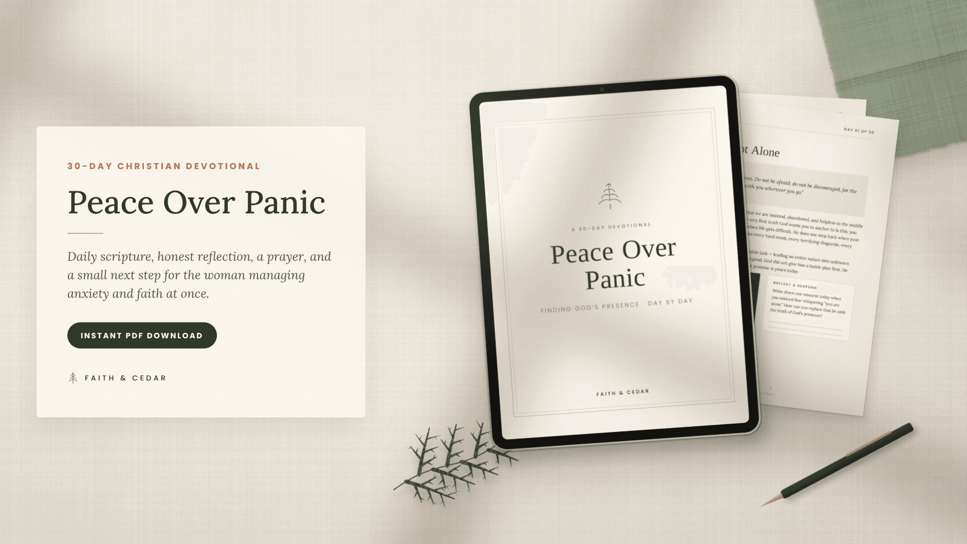 Peace Over Panic