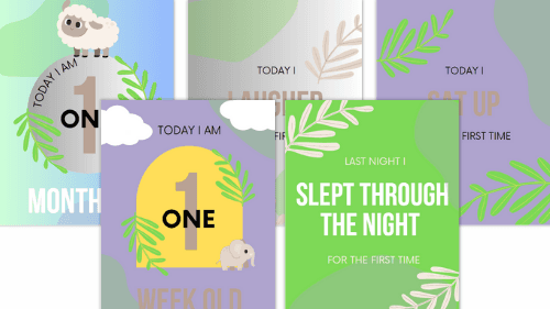 Adorable Milestone Cards – Capture Every Moment