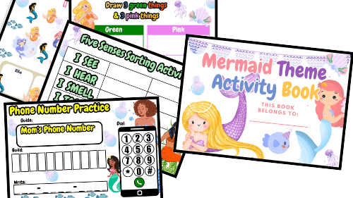 Mermaid Activity Book: 20+ Pages of Fun