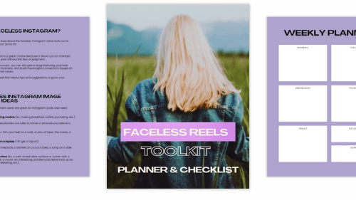 Faceless Reels Planner & Guide