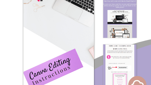 Canva Editing Guide: 10Pages + 5 Editable Planners