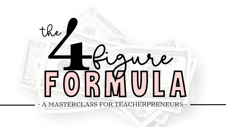 THE 4 FIGURE FORMULA]