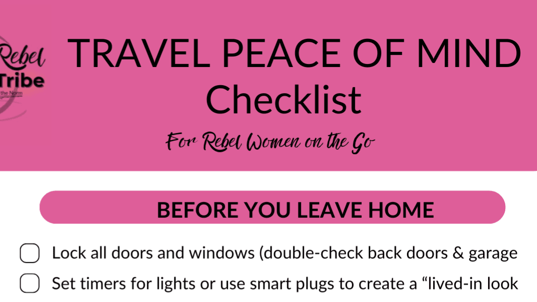 Get My Travel Peace of Mind Checklist