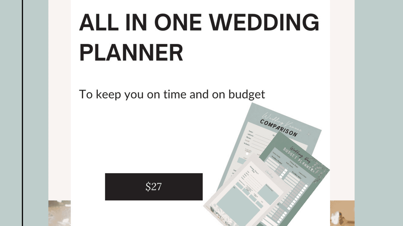 Get My All-In-One Wedding Planner Now!