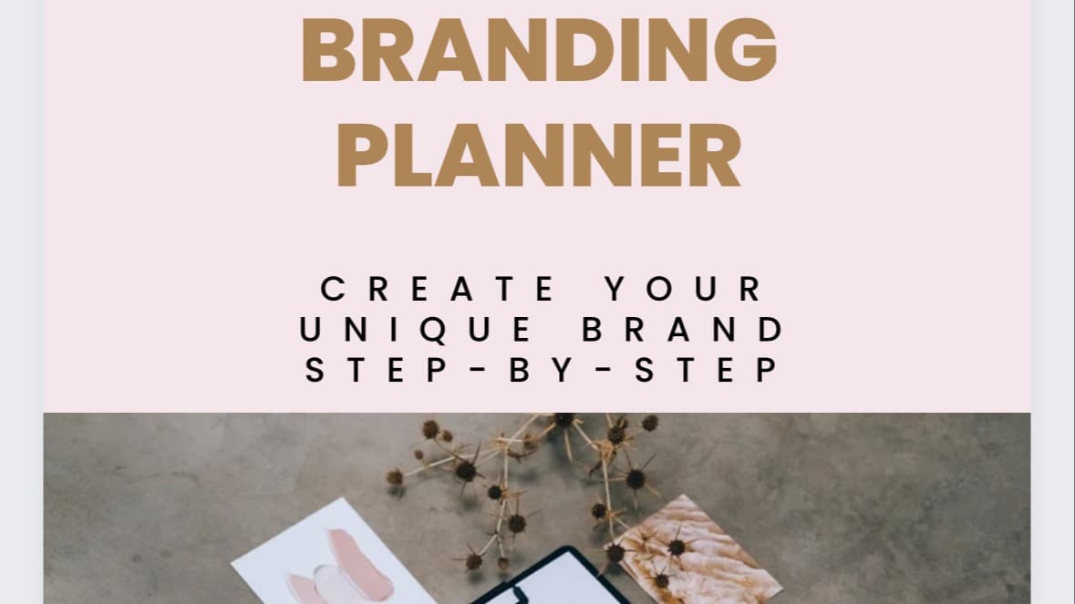 Get My Branding Planner Now!