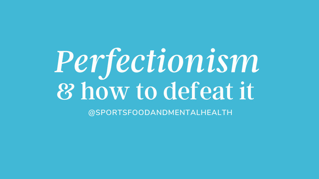 I am a Perfectionist Athlete 