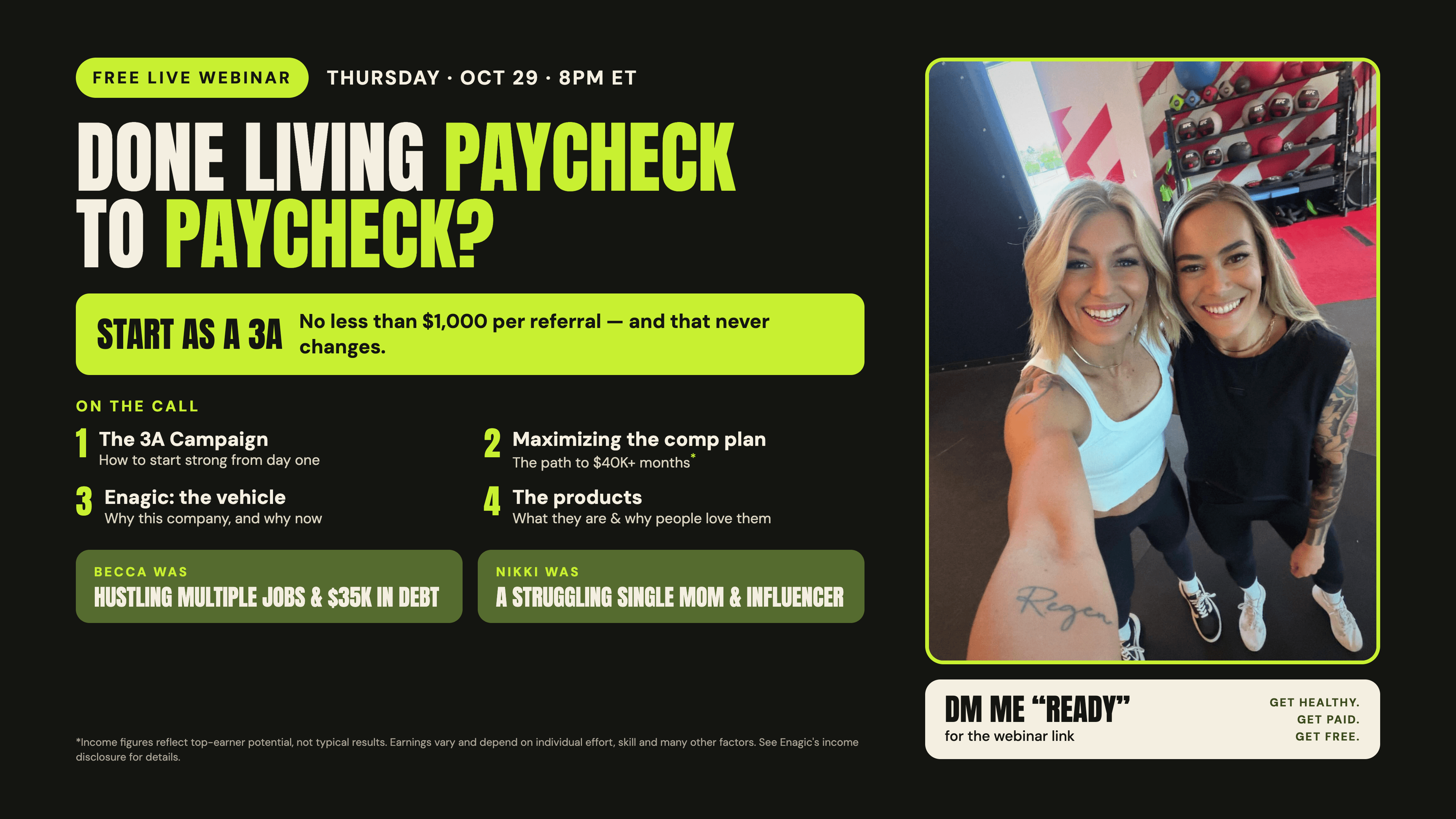 FREE LIVE WEBINAR