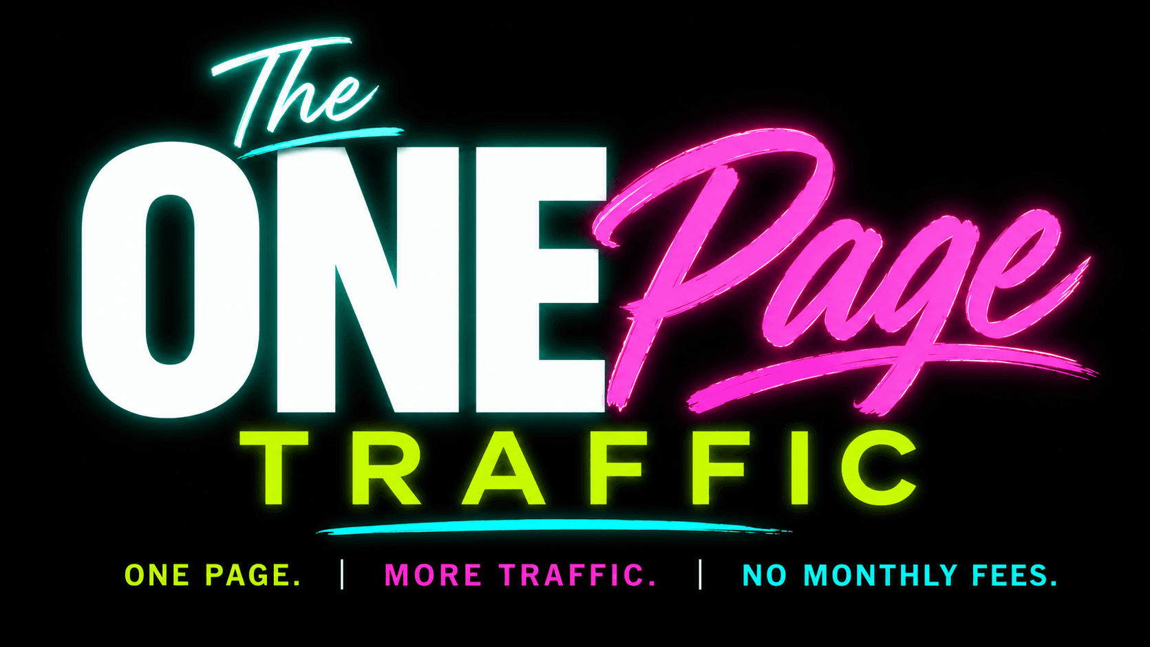 🥂 "One Page" Traffic
