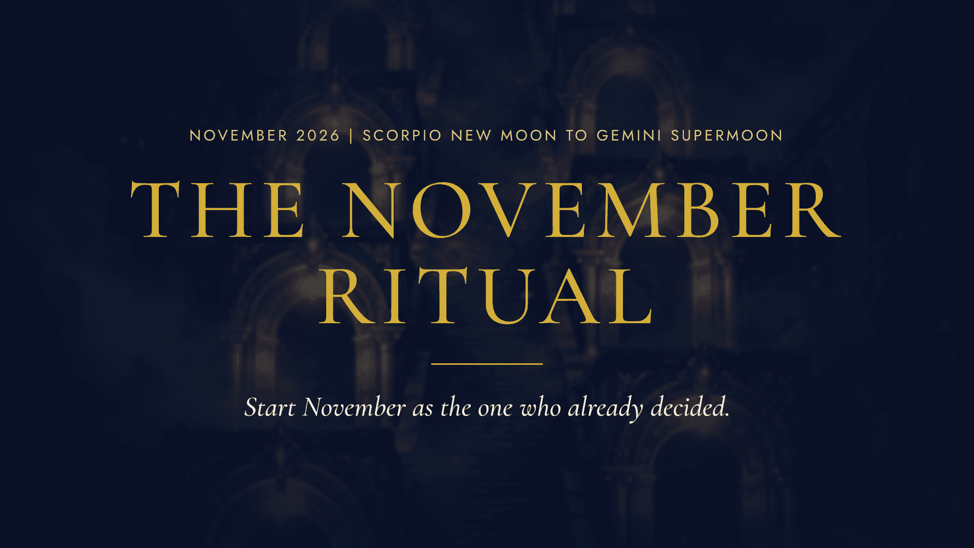 November Ritual