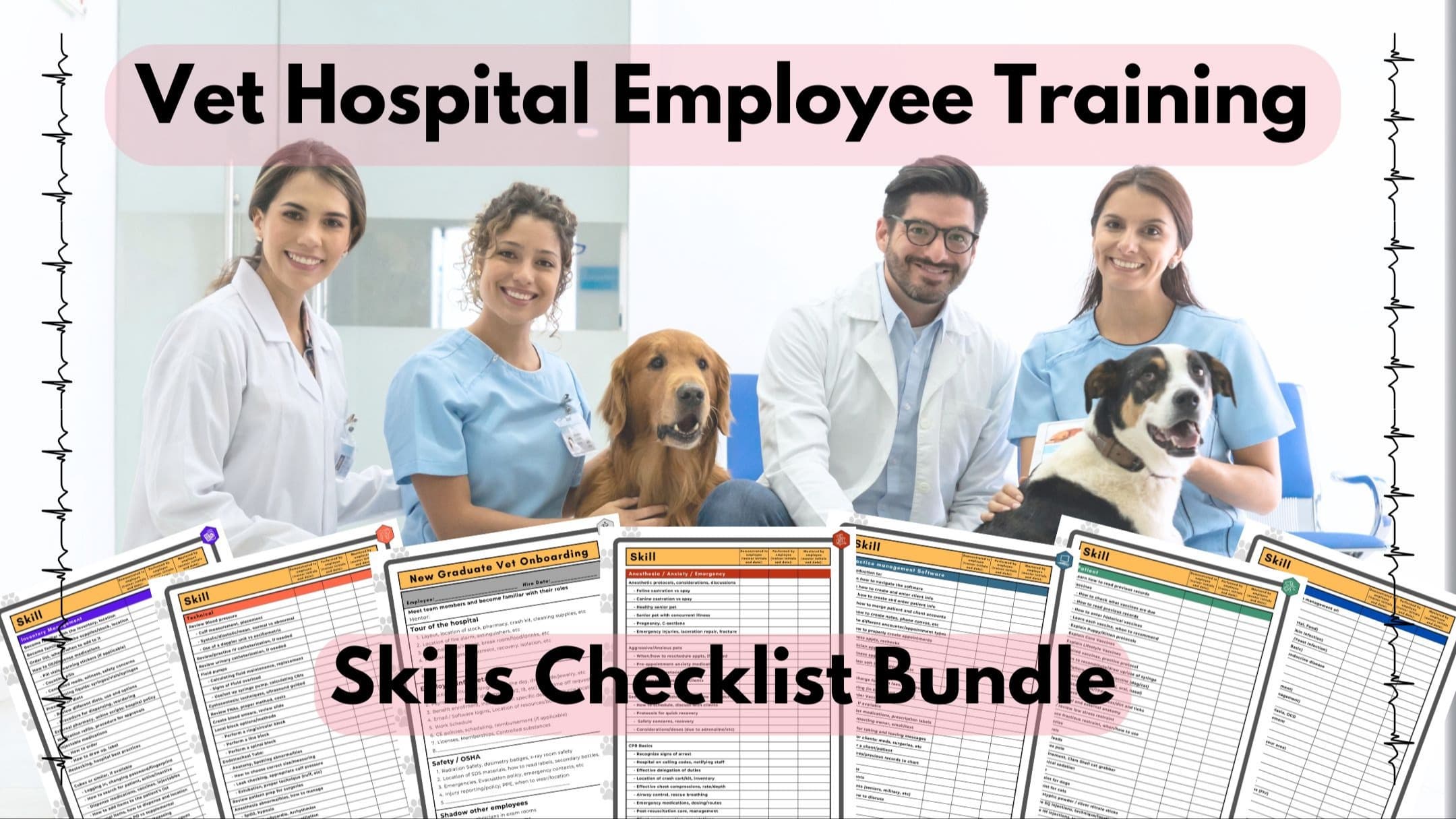Veterinary Team Skills Training Checklist Bundle!