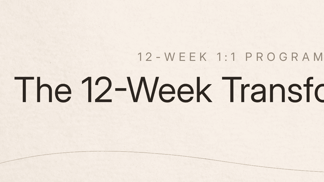 MAKE MOVES: The 12-Week Transformation