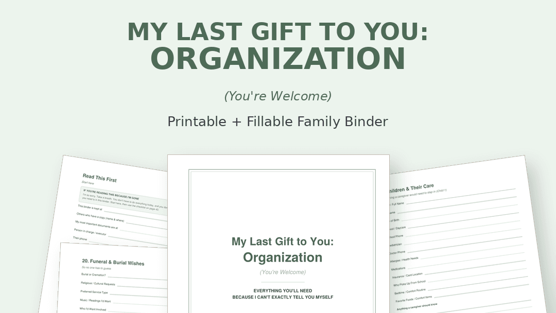 My Last Gift To You (SAGE COLOR)
