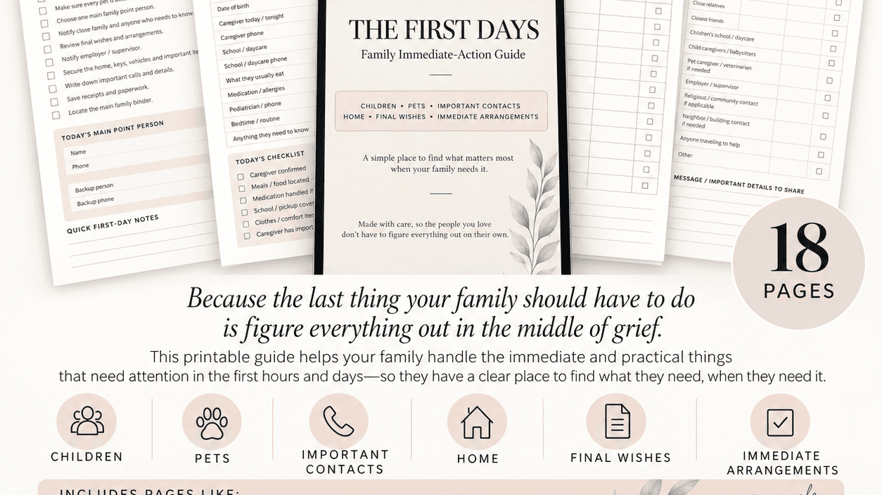 Step 1: The First Days