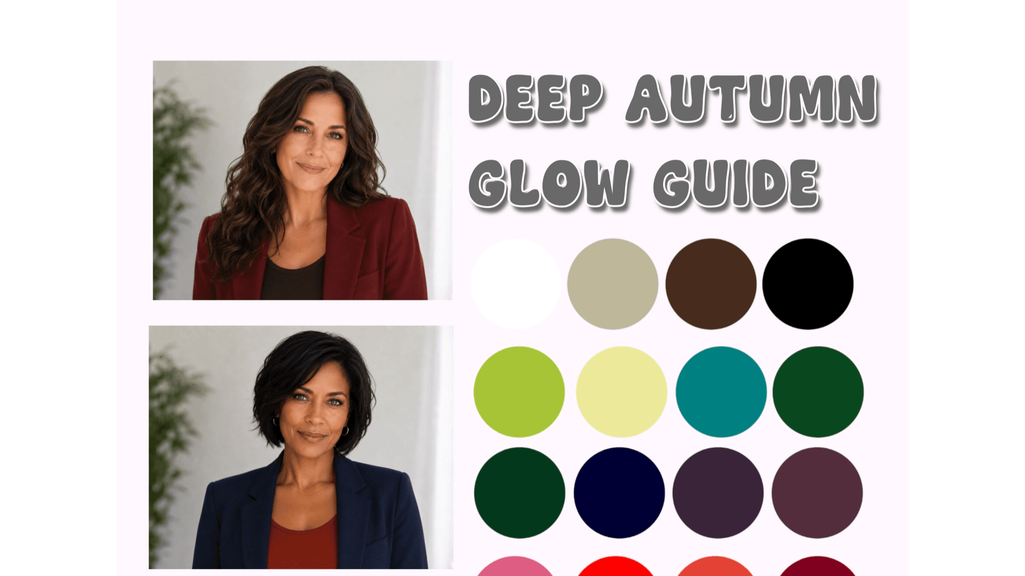 DEEP AUTUMN COLOR GUIDE