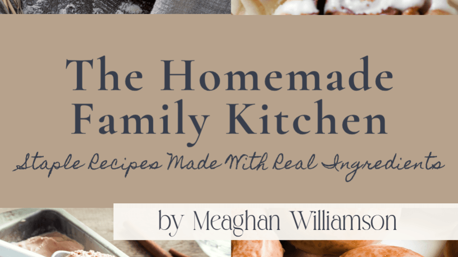 Homemade Family Kitchen Cookbook