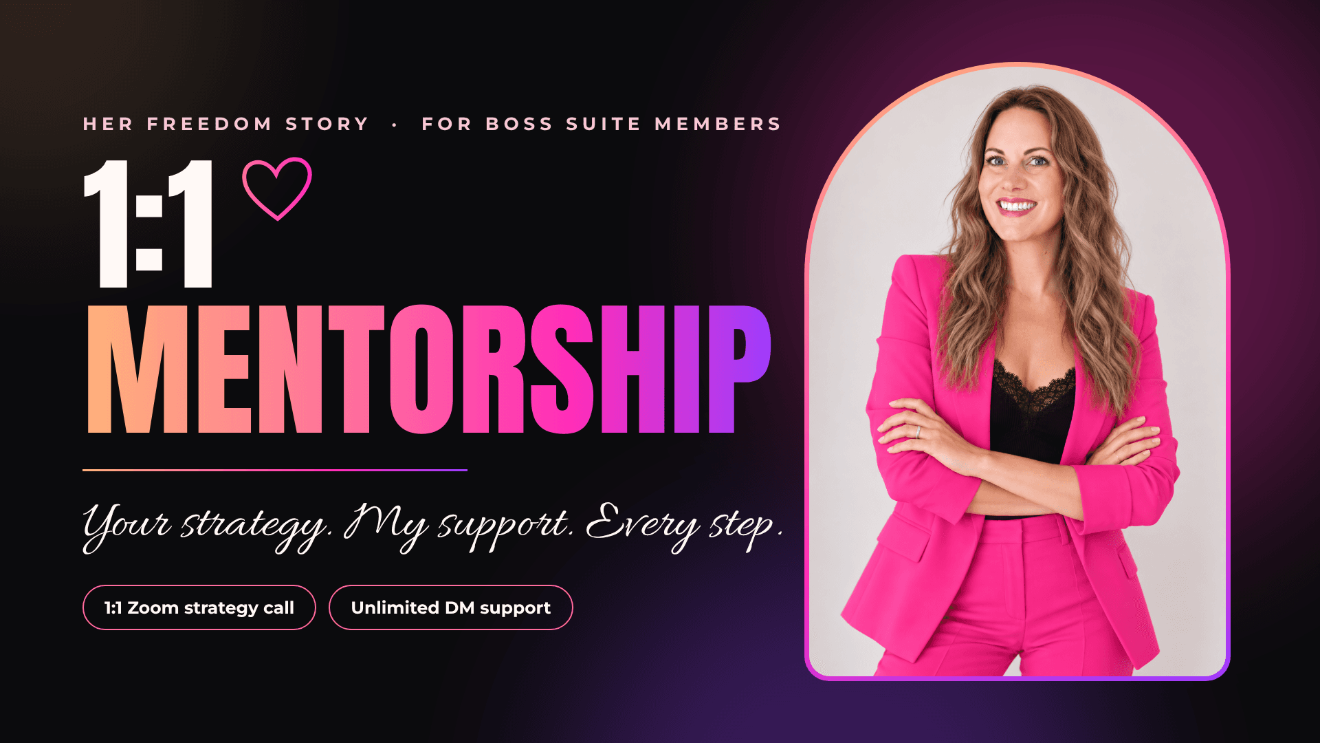1:1 Mentorship with Michelle: Split payment - 1/2