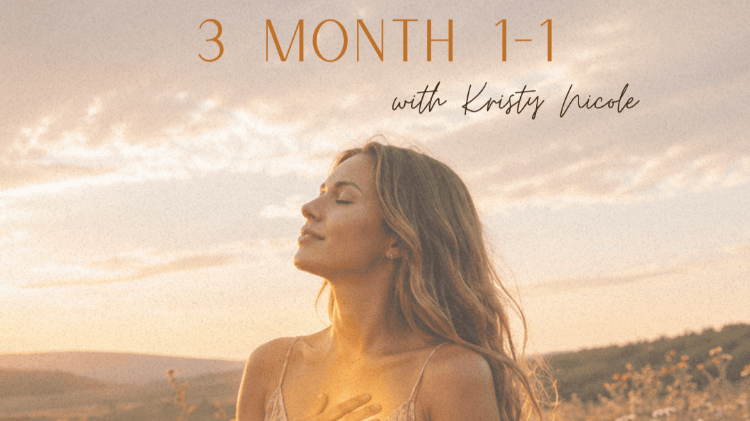 3 month 1-1 Coaching Package