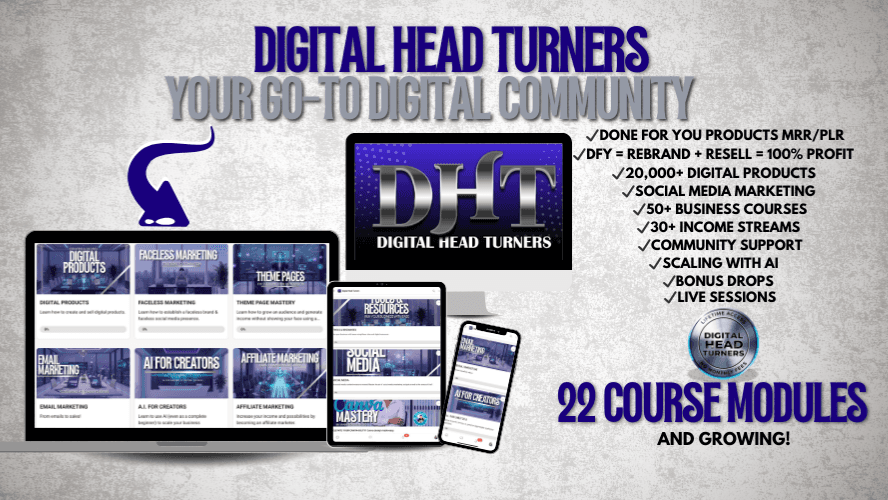 DIGITAL HEAD TURNERS COMMUNITY - 1:1 CLIENT ACCESS