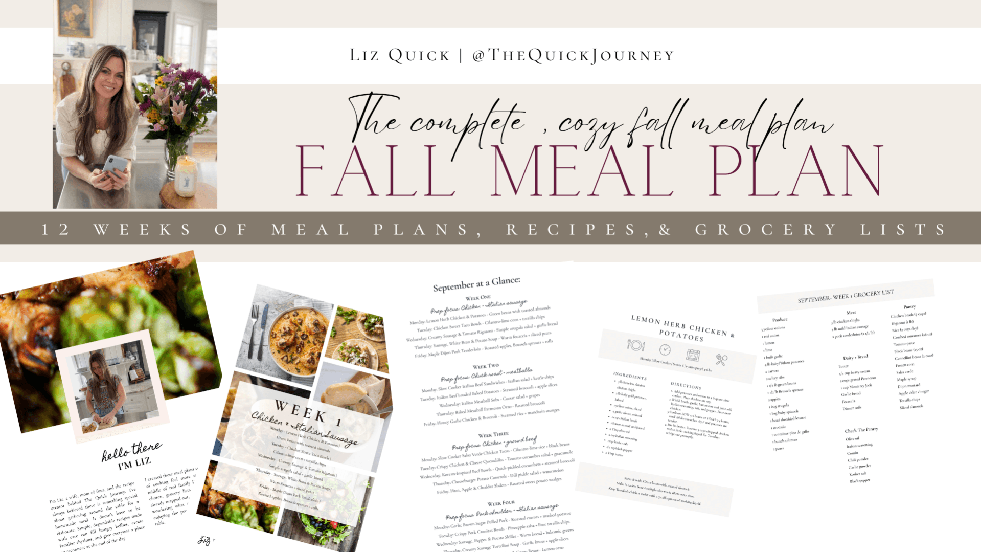 Fall Meal Plan