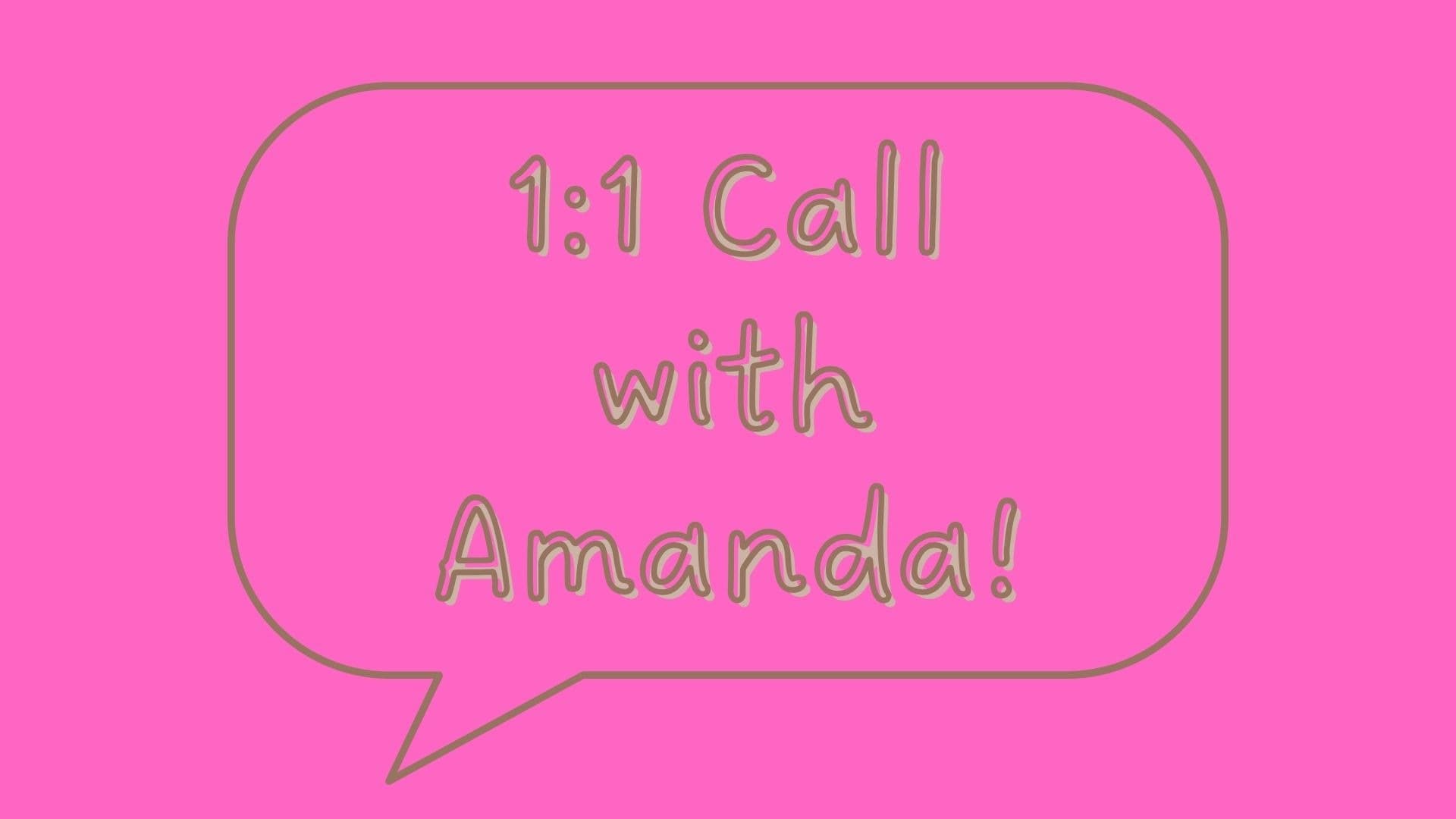 Book a 1:1 Call with Me