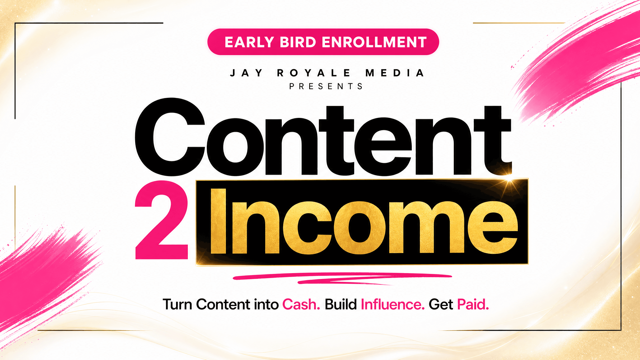 The Content2Income Creator Program