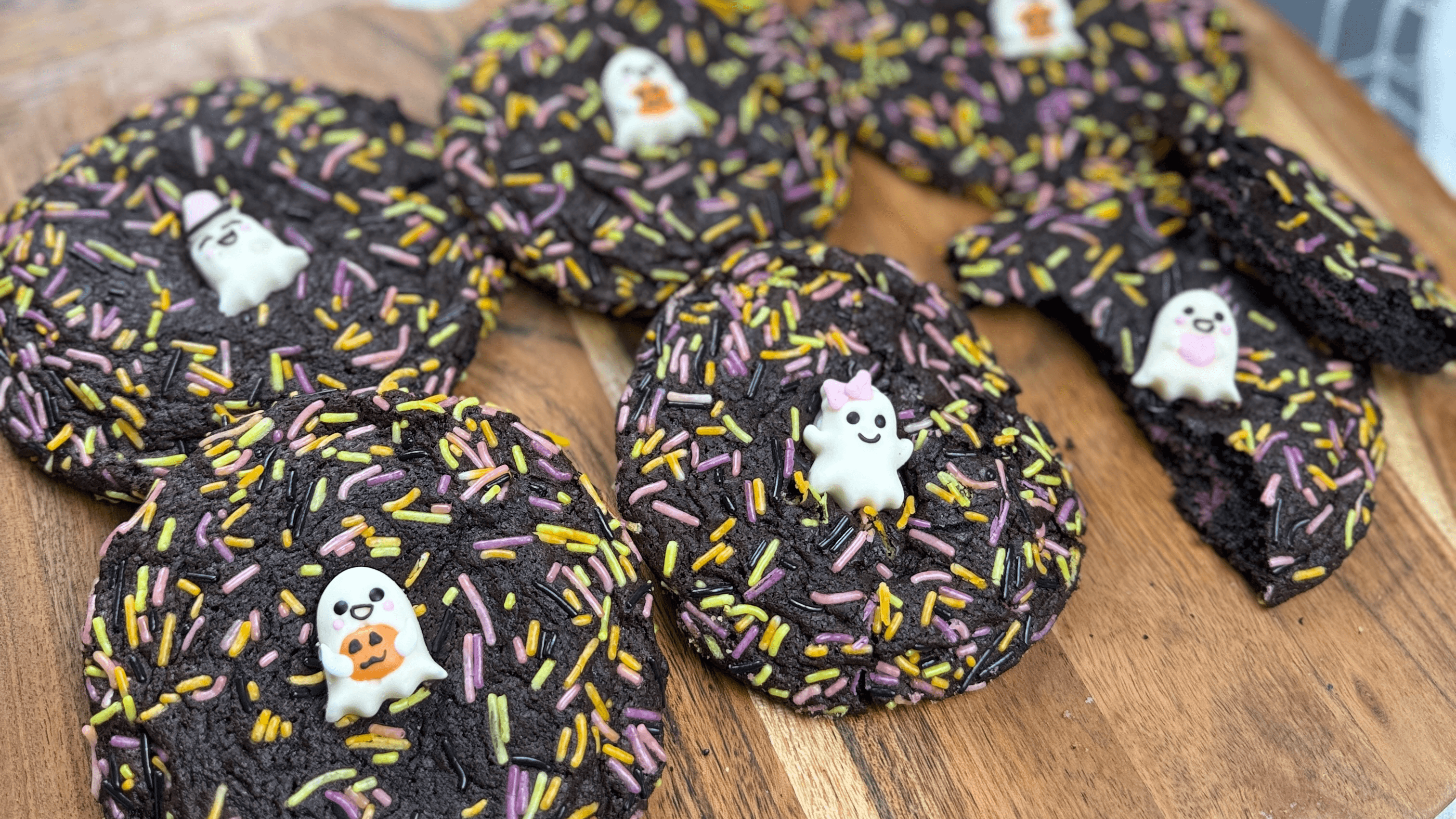 Monster Mash Cheesecake Cookies