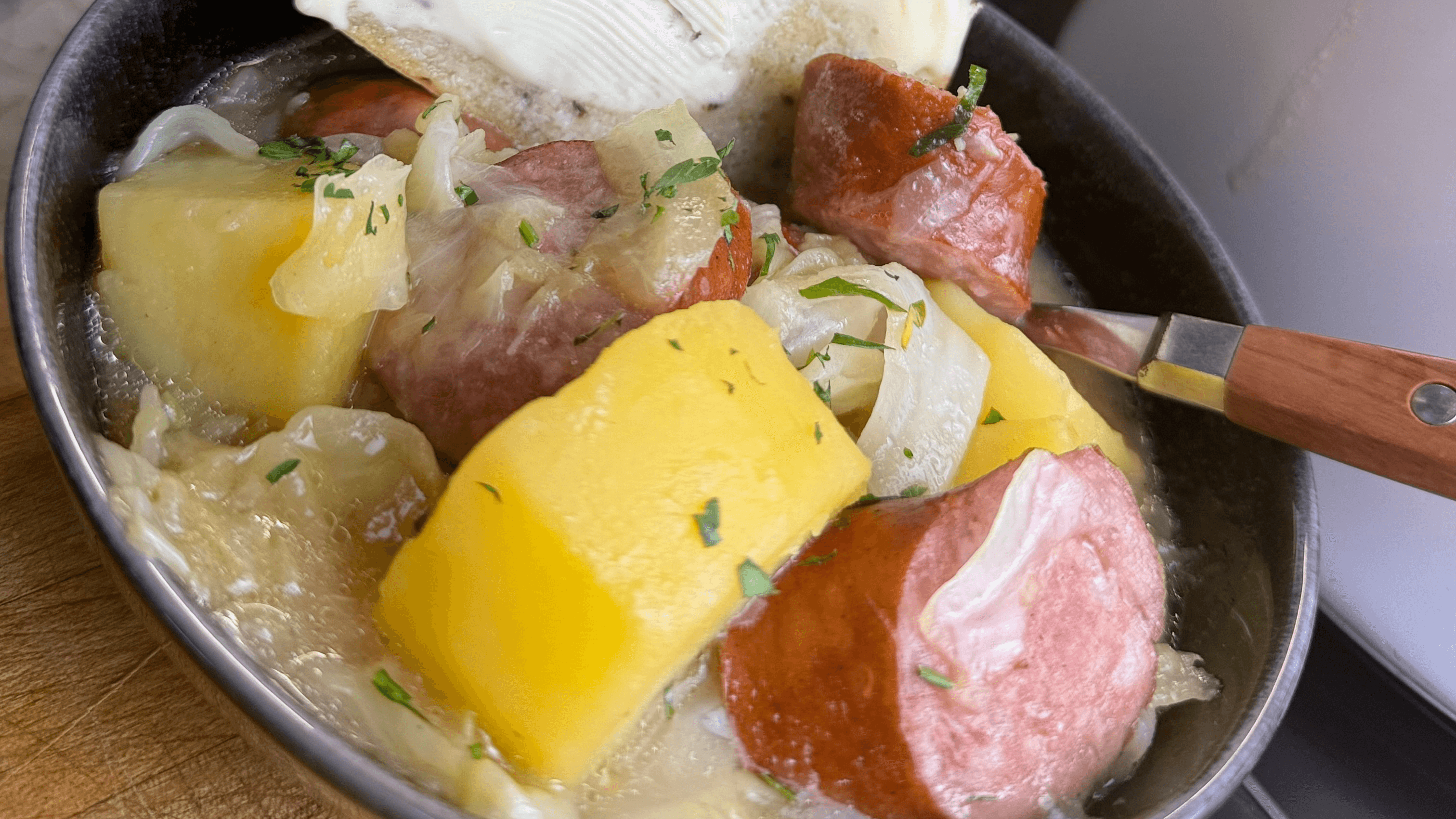 Polish Girl’s Kielbasa & Cabbage