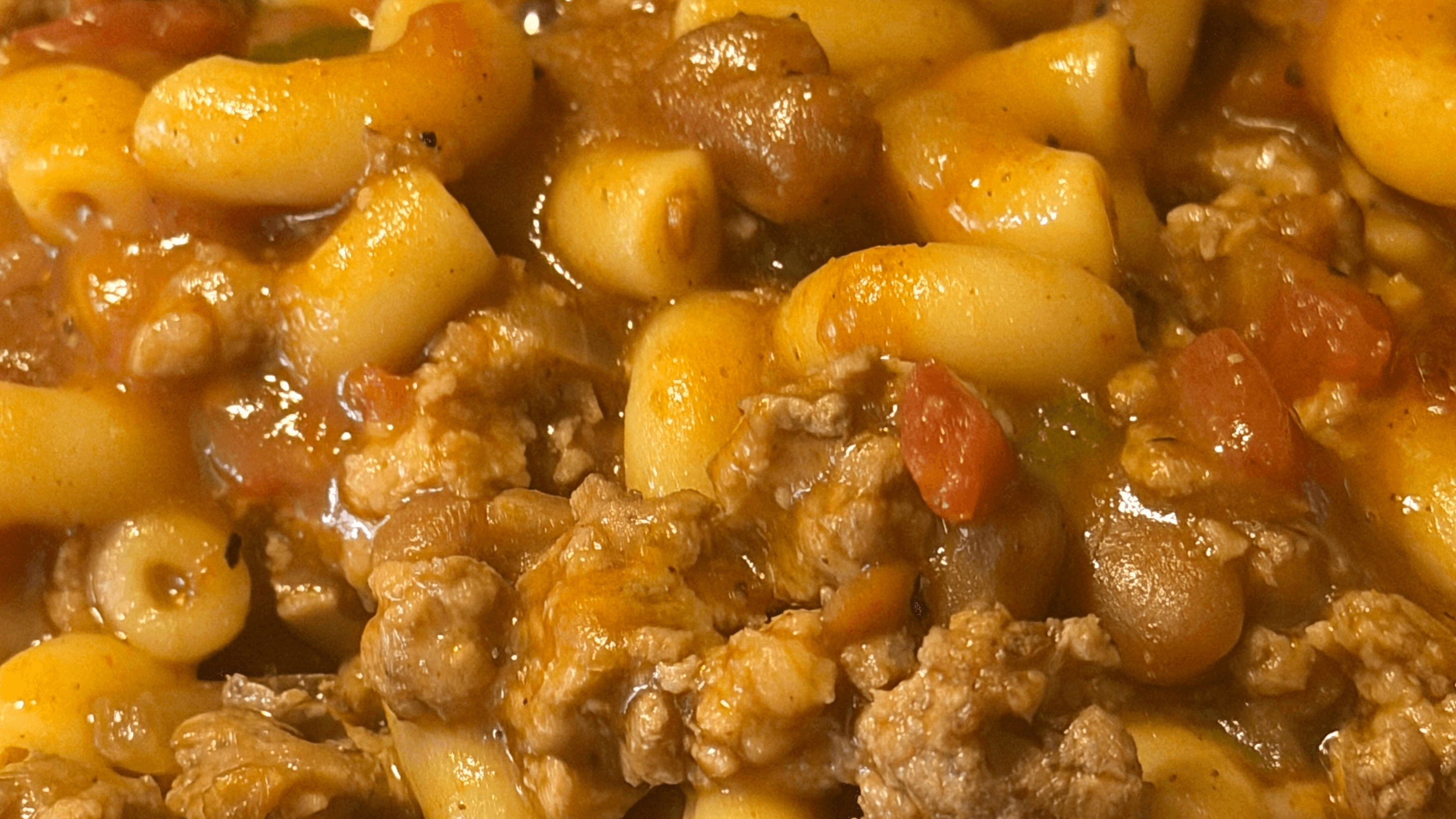 Sloppy Joe Mac in a Mug