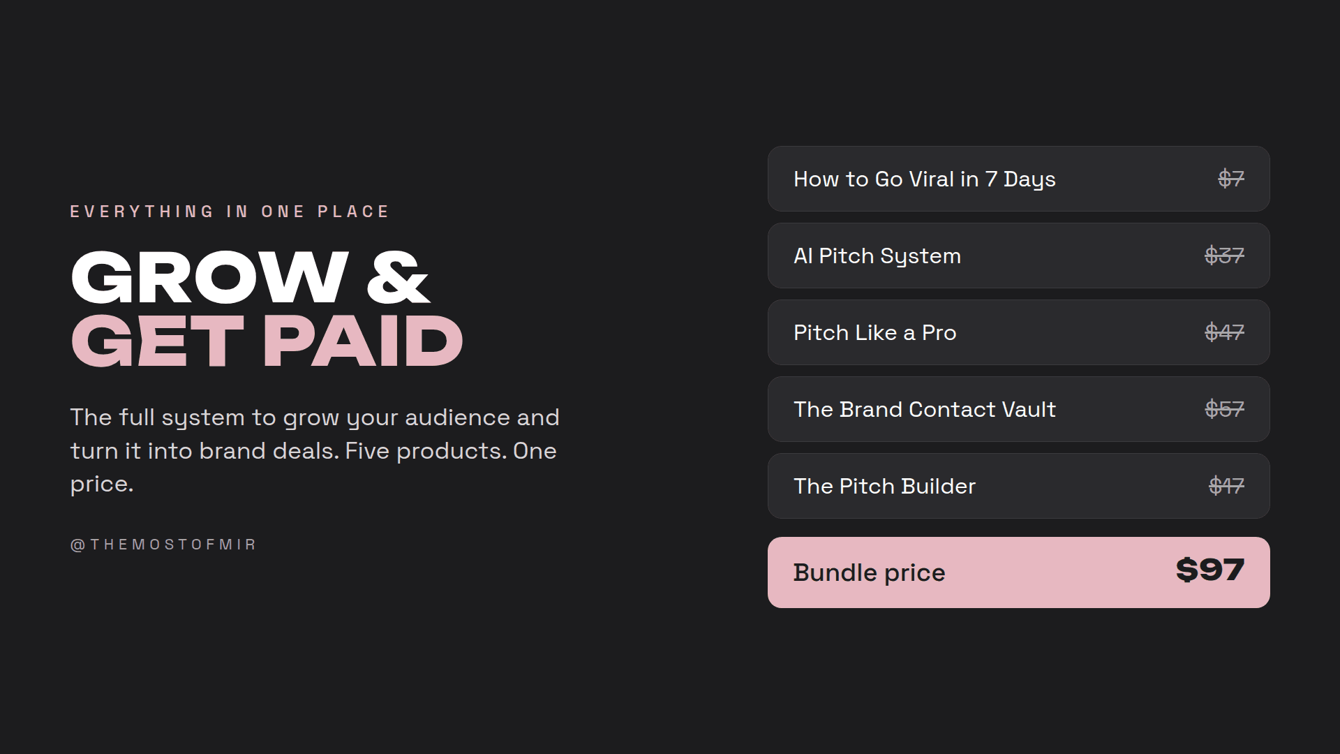 The Grow & Get Paid Bundle
