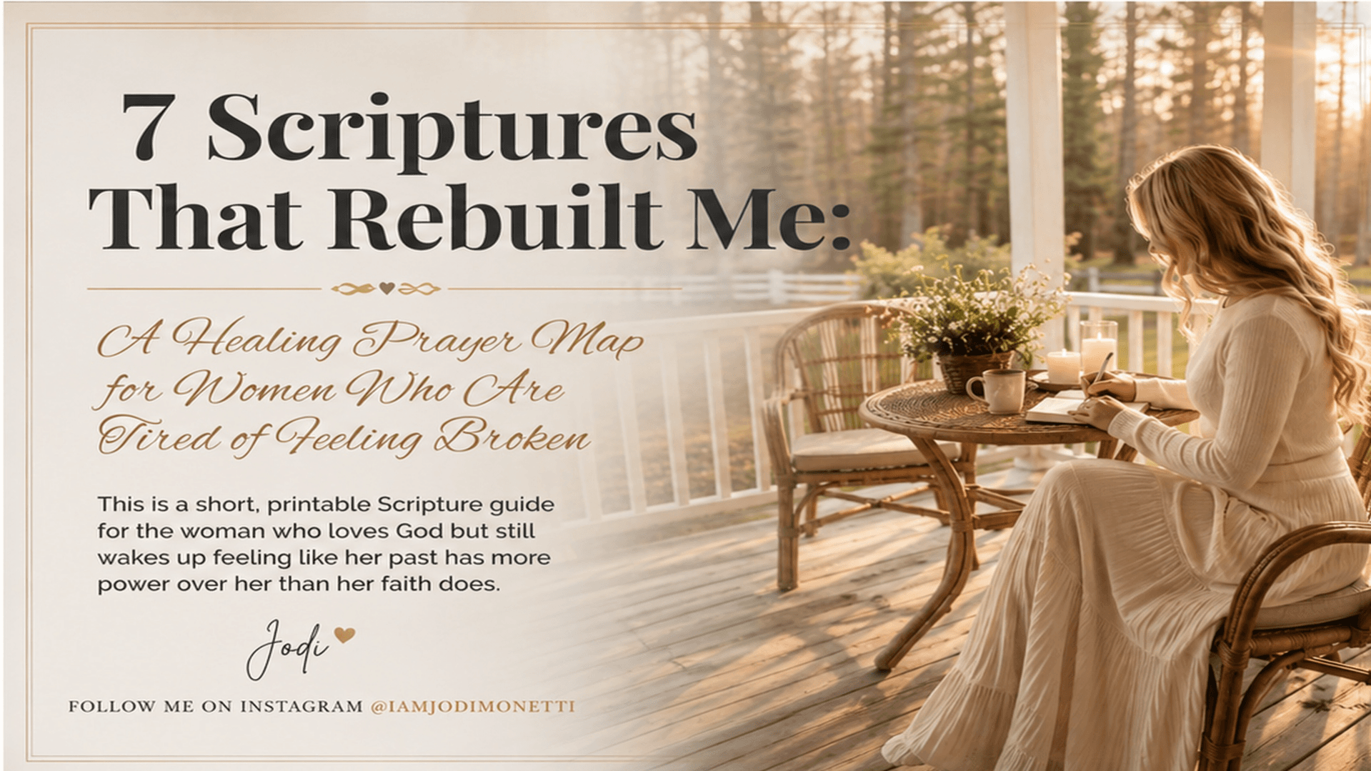 FREE - 7 Scriptures That Rebuilt Me