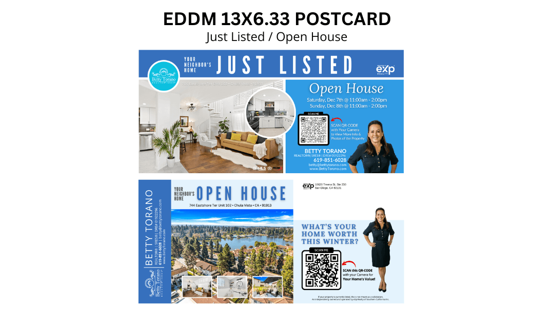 Real Estate Canva Postcard Template