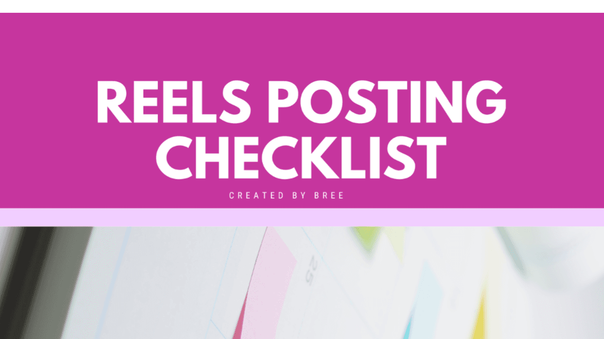 FREE Reels Posting Checklist