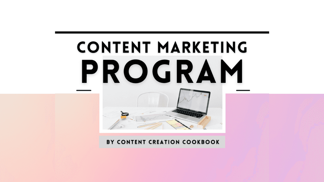 PREMIUM Content Marketing Program Package