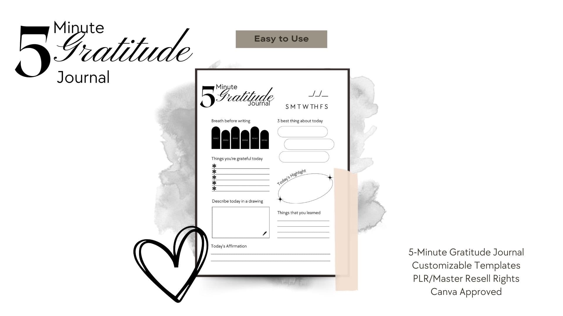 Get My 5-Minute Gratitude Journal Now!